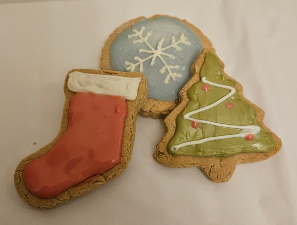 Frosted Honey Ginger Christmas Cookies - 3 pack