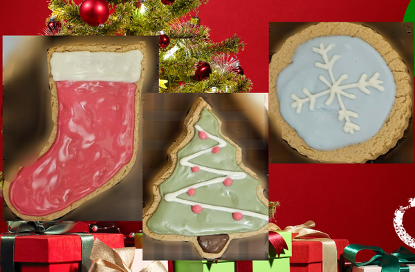 Frosted Honey Ginger Christmas Cookies - 3 pack