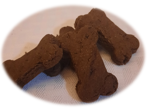 Chocolate dog shop biscuits