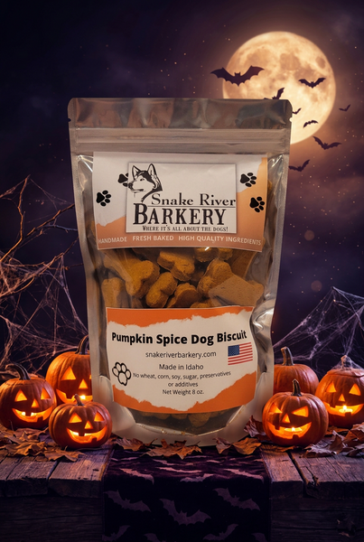 Pumpkin Spice Dog Biscuits