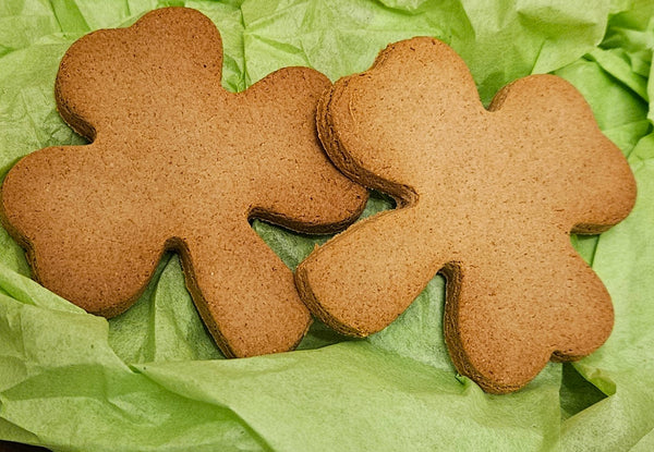 Honey Ginger Shamrock Cookies
