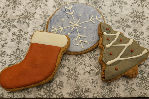 Frosted Honey Ginger Christmas Cookies - 3 pack