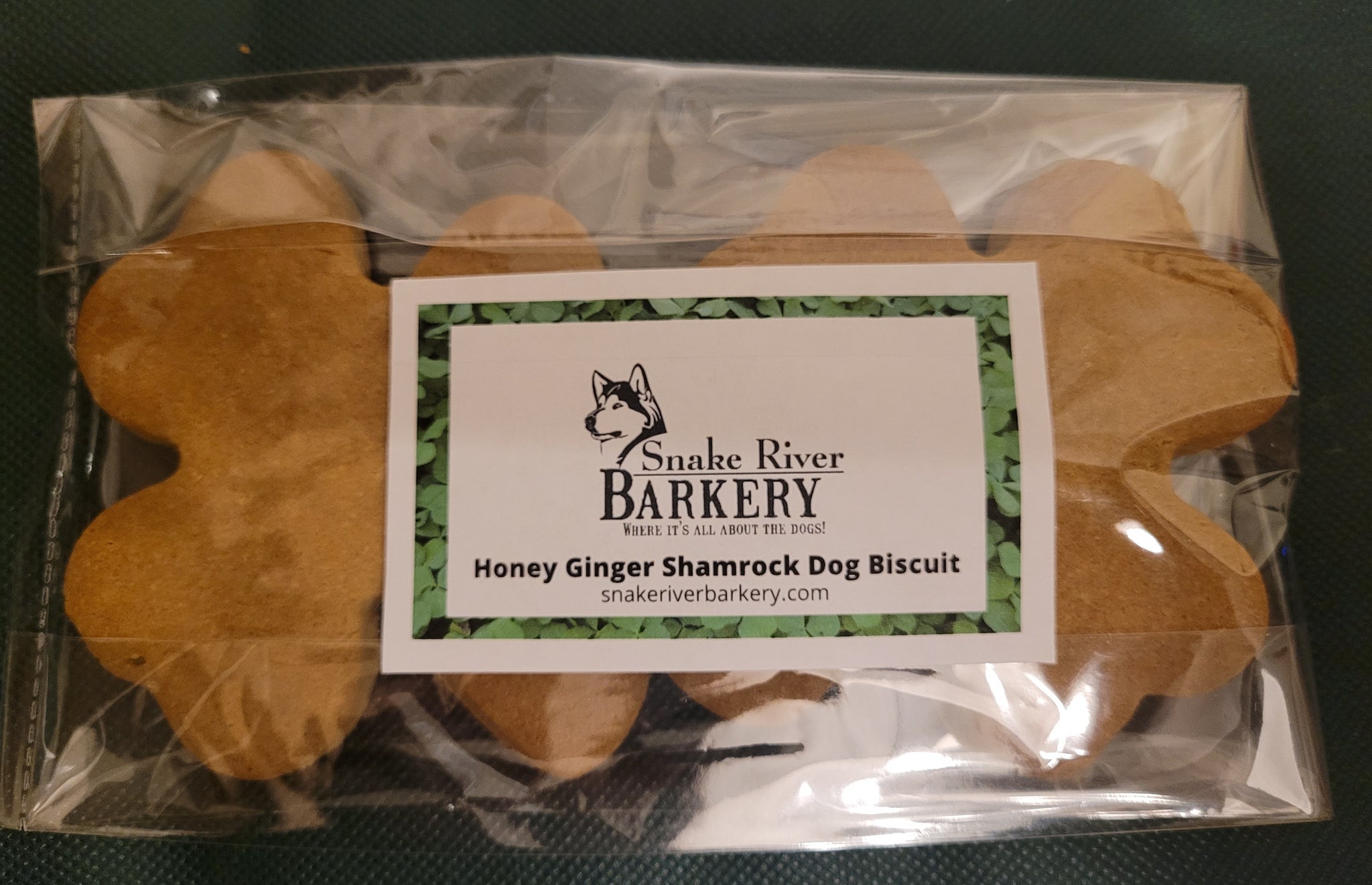 Honey Ginger Shamrock Cookies