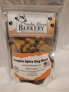 Pumpkin Spice Dog Biscuits